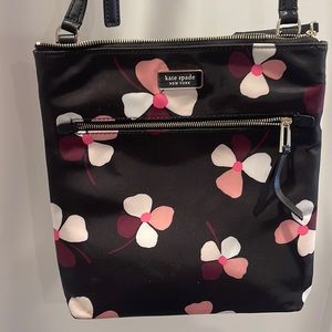 kate spade Black Floral Crossbody Bag
